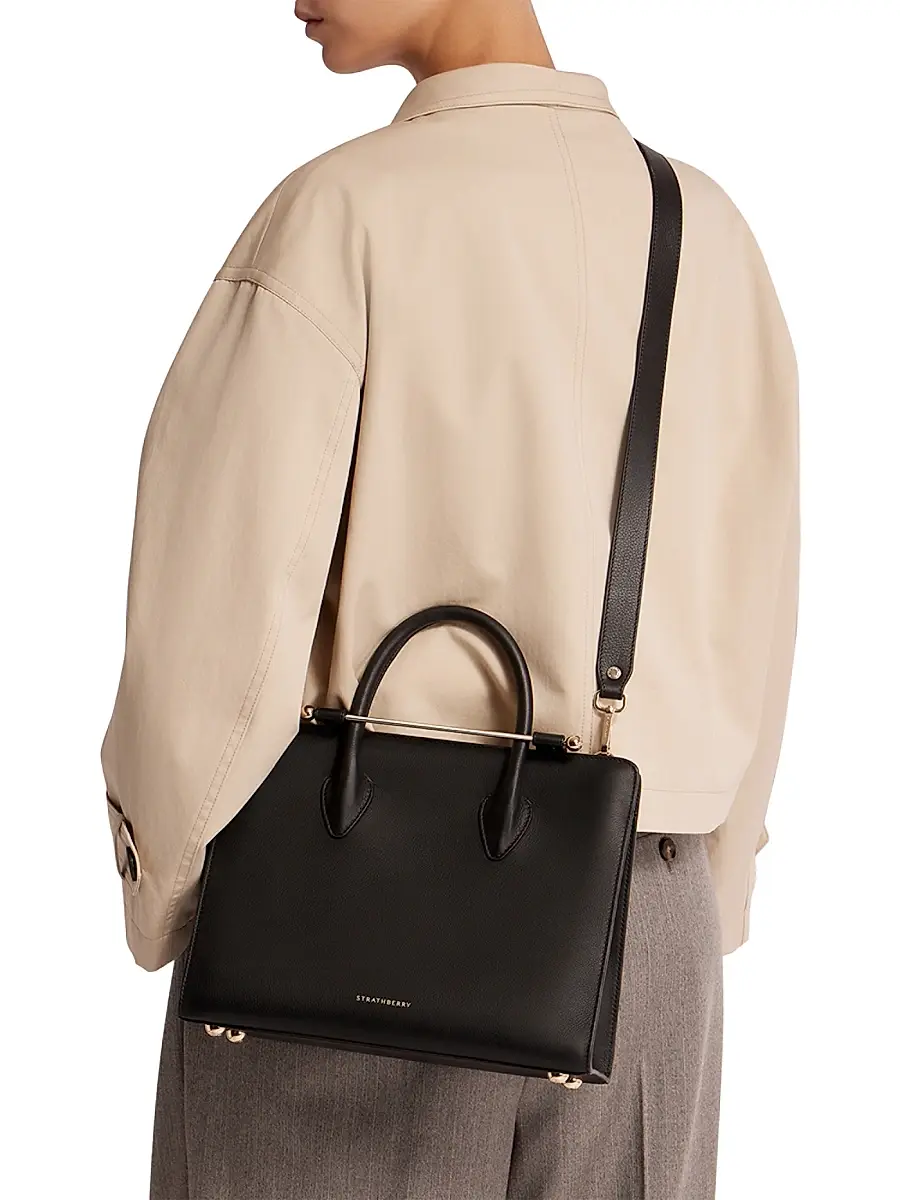 Strathberry Women's Midi Leather Tote Bag | Thumbnail 2 Strathberry Women's Midi Leather Tote Bag | Thumbnail 2