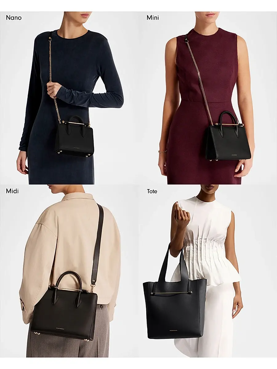 Strathberry Women's Midi Leather Tote Bag | Thumbnail 7 Strathberry Women's Midi Leather Tote Bag | Thumbnail 7