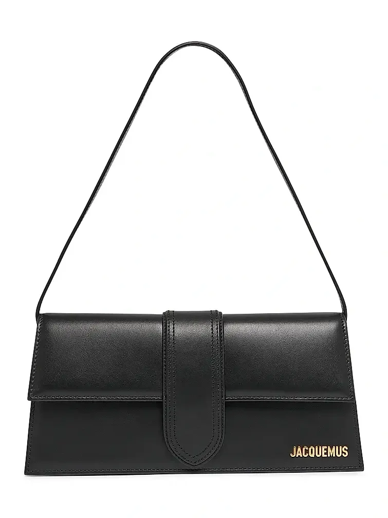 Women's Le Bambino Logo Leather Shoulder Bag