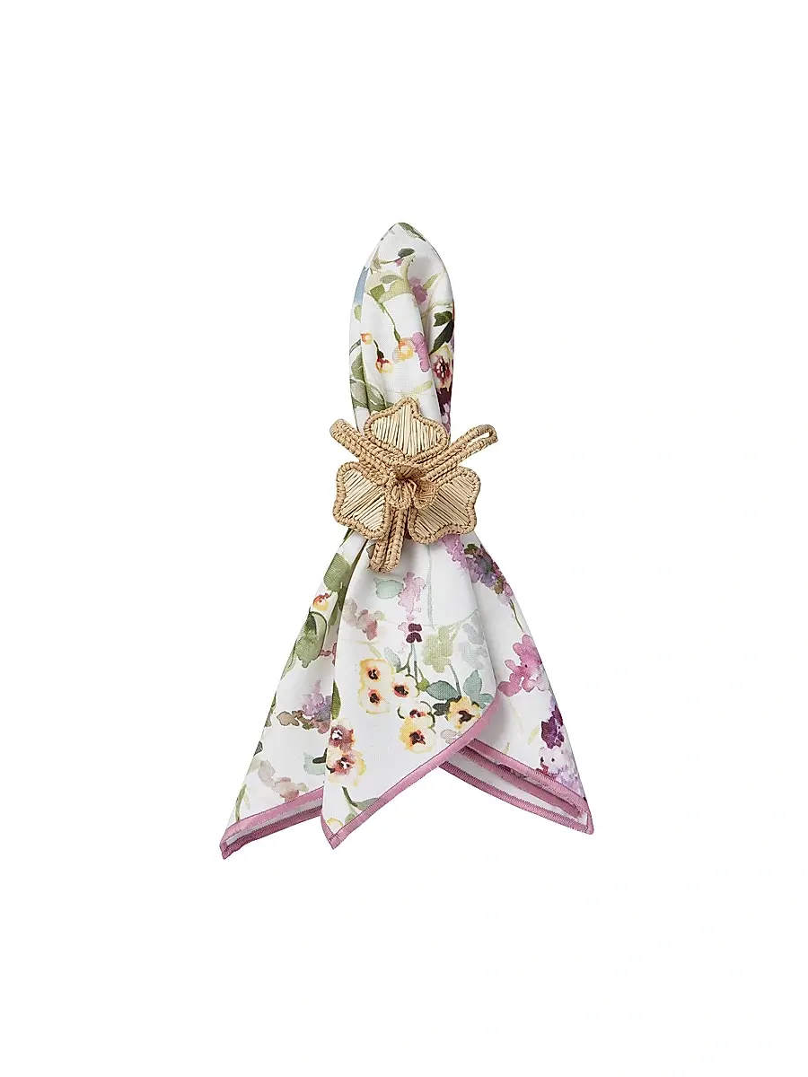 Mode Living Gardenia 4-Piece Napkin Set | Thumbnail 2
