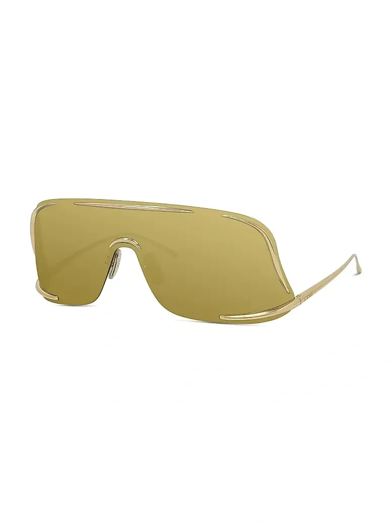 Men's 141MM Signature Mirror Mask Sunglasses Men's 141MM Signature Mirror Mask Sunglasses