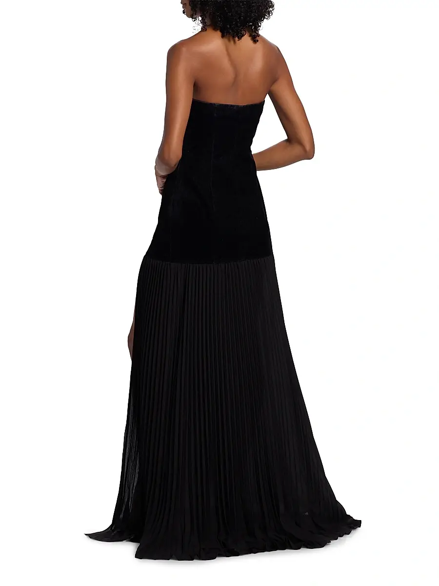 Toccin Women's Lina Strapless Sculpted Maxi Dress | Thumbnail 5 Toccin Women's Lina Strapless Sculpted Maxi Dress | Thumbnail 5