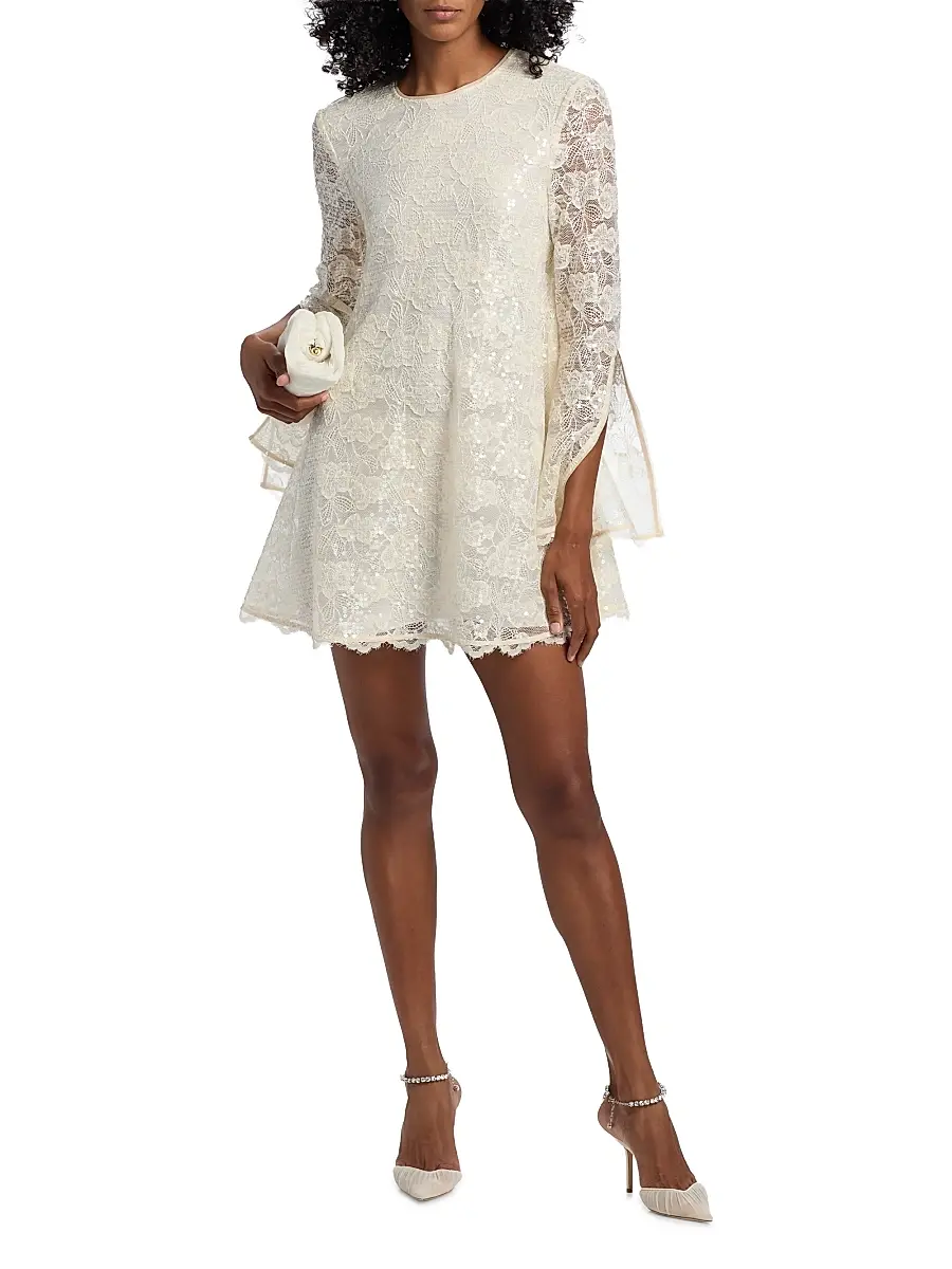 Toccin Women's Gramercy Lace A-Line Minidress | Thumbnail 2 Toccin Women's Gramercy Lace A-Line Minidress | Thumbnail 2