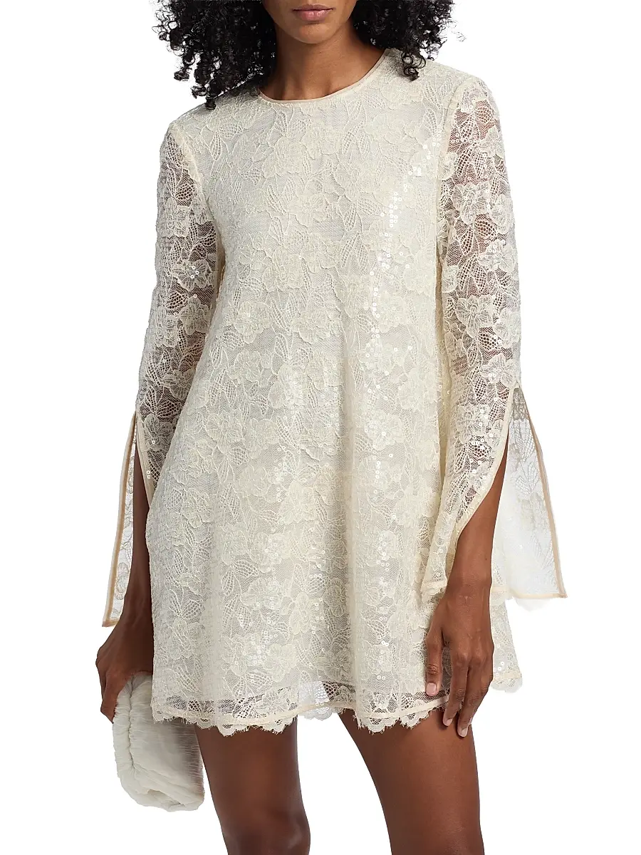 Toccin Women's Gramercy Lace A-Line Minidress | Thumbnail 3 Toccin Women's Gramercy Lace A-Line Minidress | Thumbnail 3