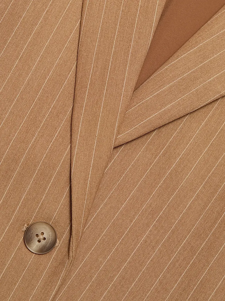 Toccin Women's Willa Boyfriend Pinstriped Blazer | Thumbnail 7 Toccin Women's Willa Boyfriend Pinstriped Blazer | Thumbnail 7