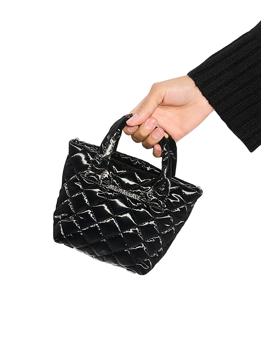MZ Wallace Women's Petite Metro Deluxe Quilted Crossbody Bag | Thumbnail 3 MZ Wallace Women's Petite Metro Deluxe Quilted Crossbody Bag | Thumbnail 3