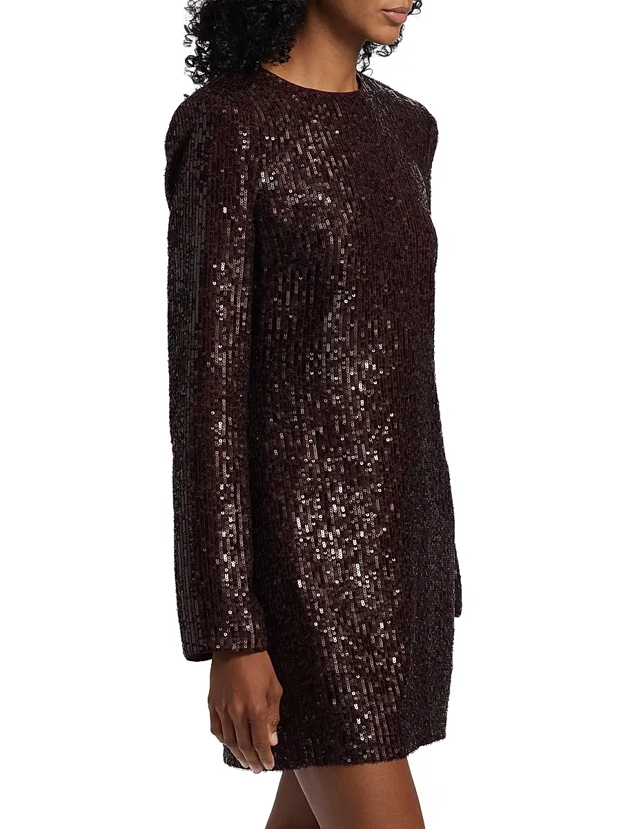 Toccin Women's Mirren Sequined Shift Minidress | Thumbnail 4 Toccin Women's Mirren Sequined Shift Minidress | Thumbnail 4