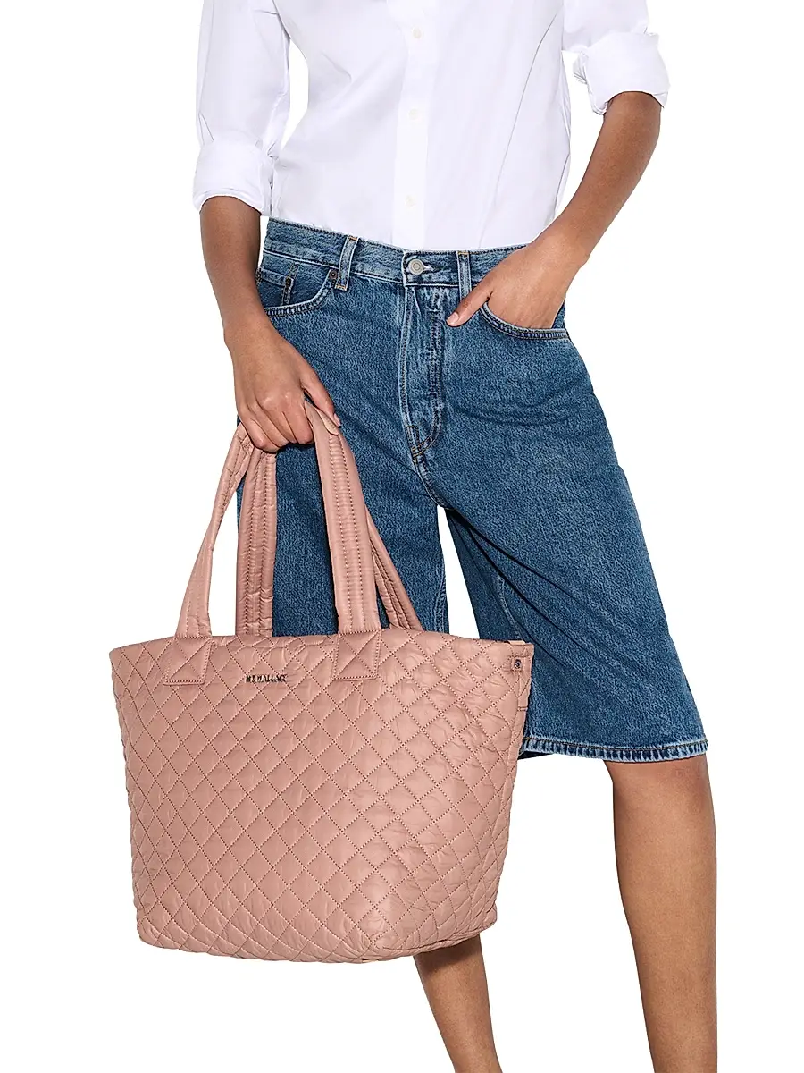 MZ Wallace Women's Medium Metro Deluxe Quilted Tote Bag | Thumbnail 2 MZ Wallace Women's Medium Metro Deluxe Quilted Tote Bag | Thumbnail 2