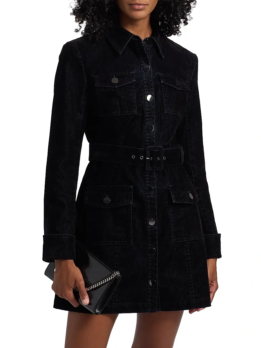 Toccin Women's Mercer Denim Shirt Minidress | Thumbnail 3 Toccin Women's Mercer Denim Shirt Minidress | Thumbnail 3