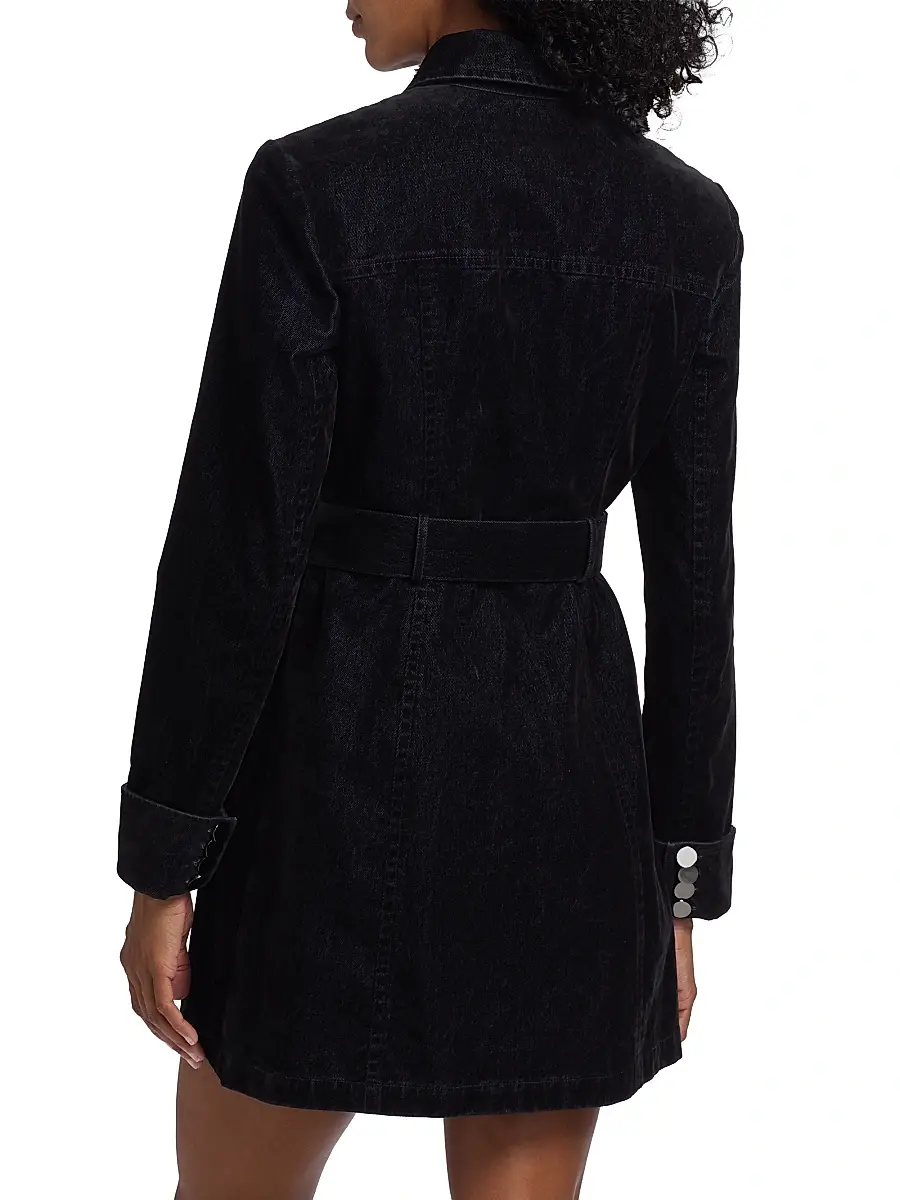 Toccin Women's Mercer Denim Shirt Minidress | Thumbnail 5 Toccin Women's Mercer Denim Shirt Minidress | Thumbnail 5