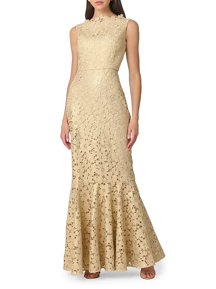 Shoshanna Women's Reese Sleeveless Mermaid Gown | Thumbnail 2 Shoshanna Women's Reese Sleeveless Mermaid Gown | Thumbnail 2