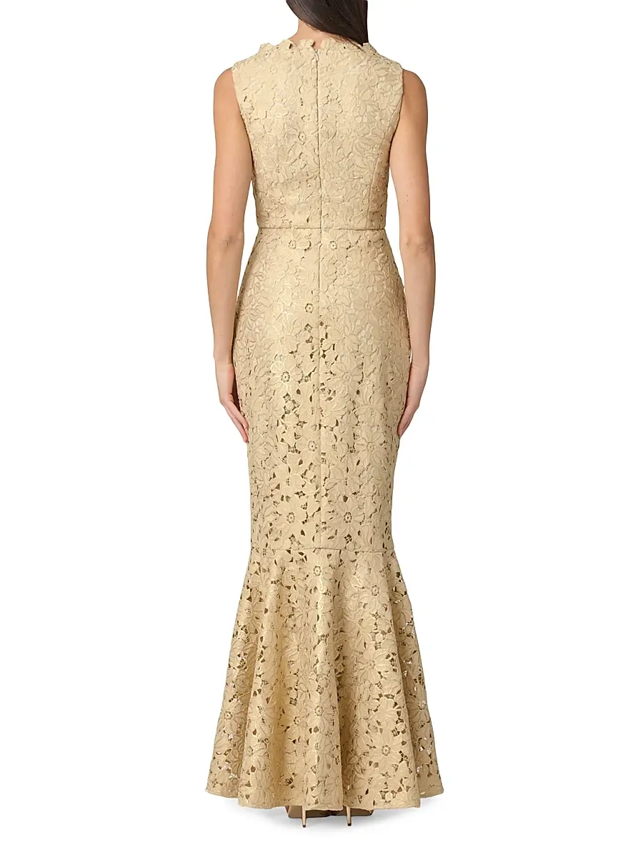 Shoshanna Women's Reese Sleeveless Mermaid Gown | Thumbnail 3 Shoshanna Women's Reese Sleeveless Mermaid Gown | Thumbnail 3