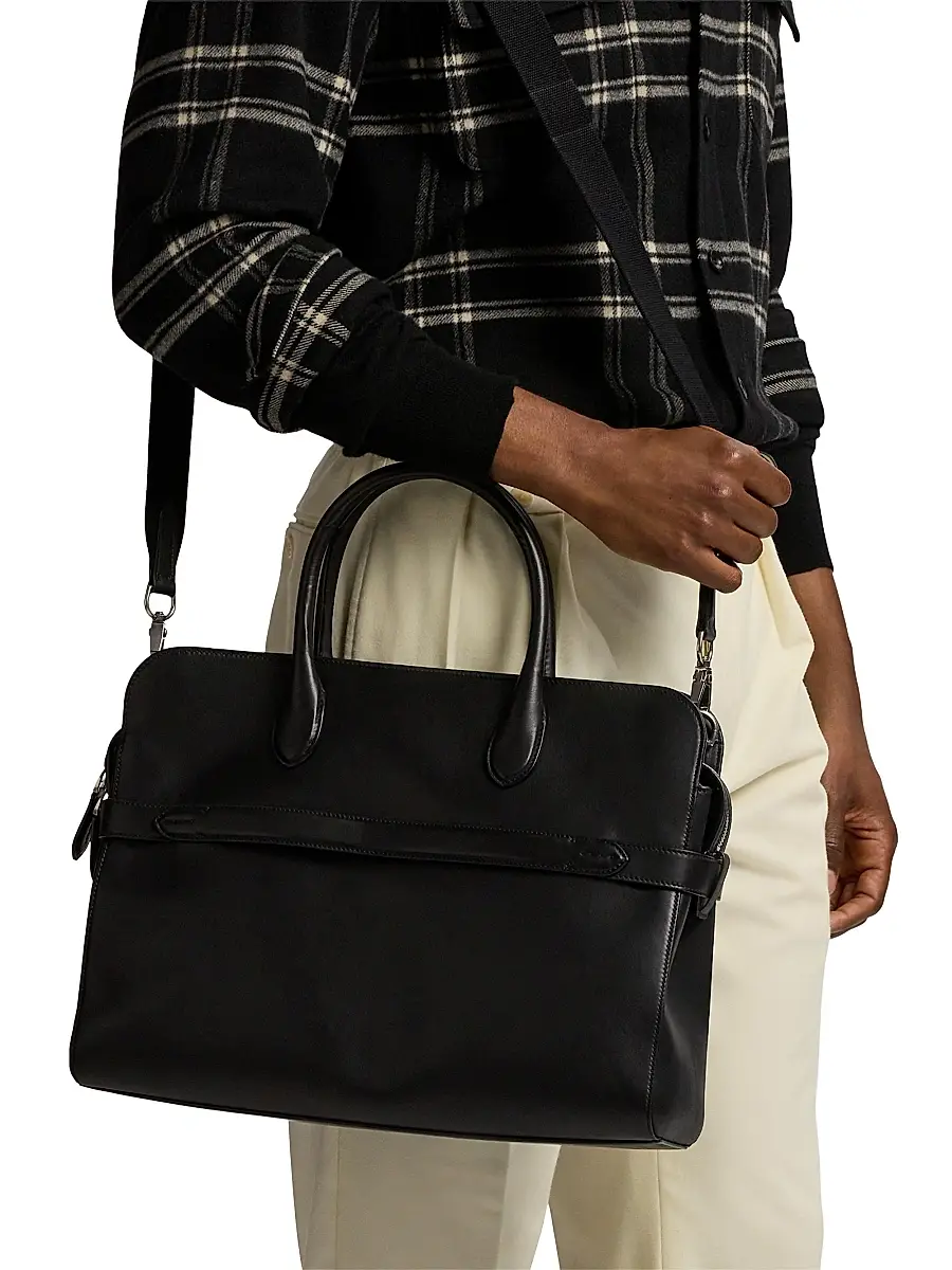 Polo Ralph Lauren Men's Leather Commuter Case | Thumbnail 2 Polo Ralph Lauren Men's Leather Commuter Case | Thumbnail 2