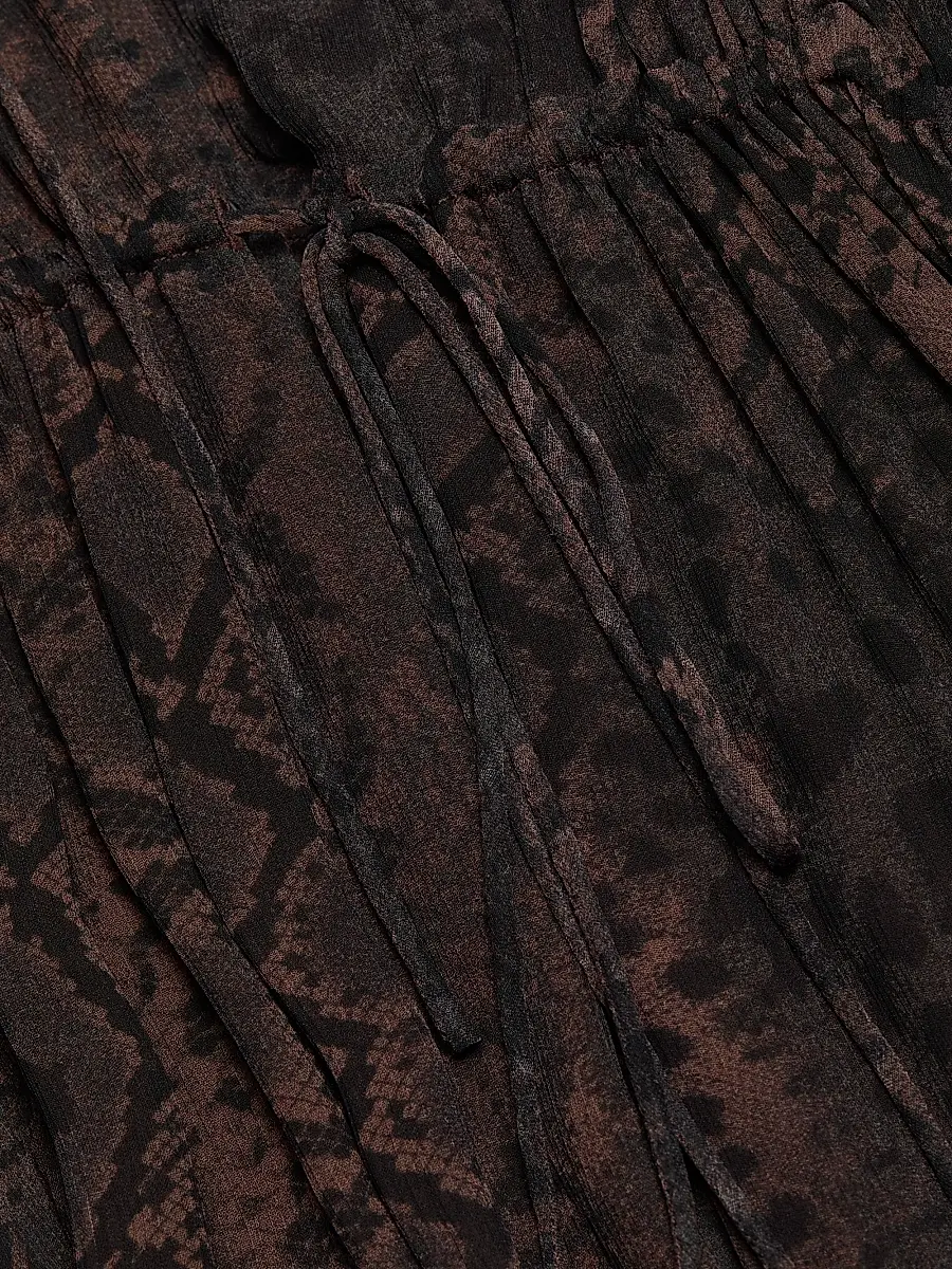 Ba&sh Women's Sahara Snake-Print Midi-Dress | Thumbnail 7 Ba&sh Women's Sahara Snake-Print Midi-Dress | Thumbnail 7