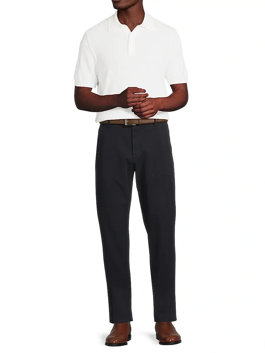 Canali Men's Stretch Cotton Modern-Fit Sport Trousers | Thumbnail 2 Canali Men's Stretch Cotton Modern-Fit Sport Trousers | Thumbnail 2