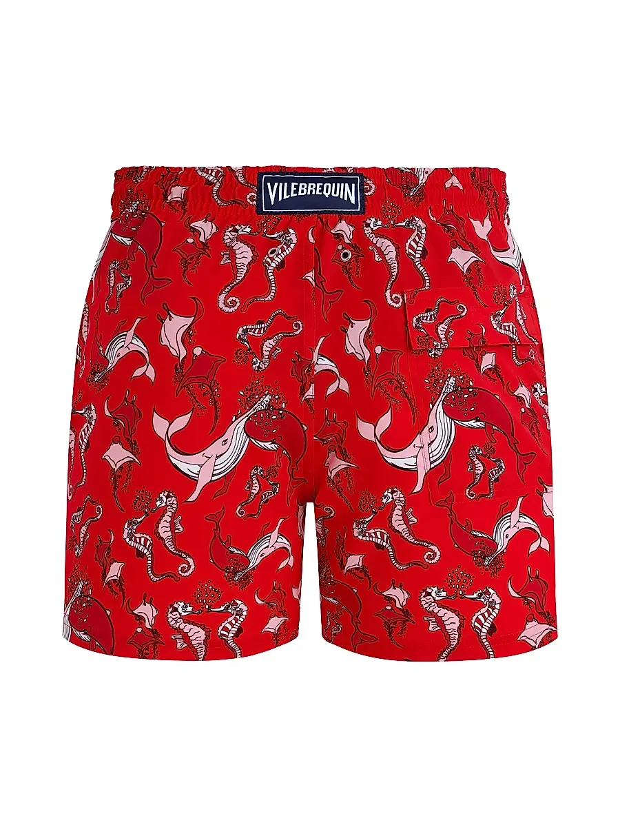 Vilebrequin Men's Whimsical Whales Swim Shorts | Thumbnail 2