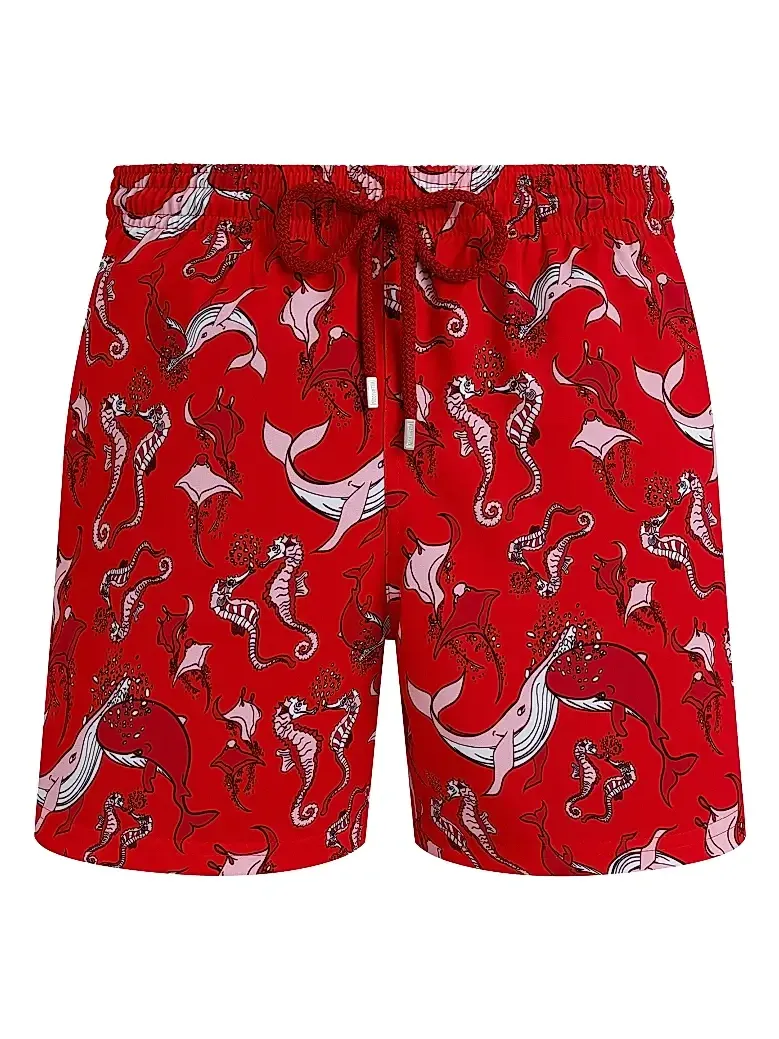 Vilebrequin Men's Whimsical Whales Swim Shorts