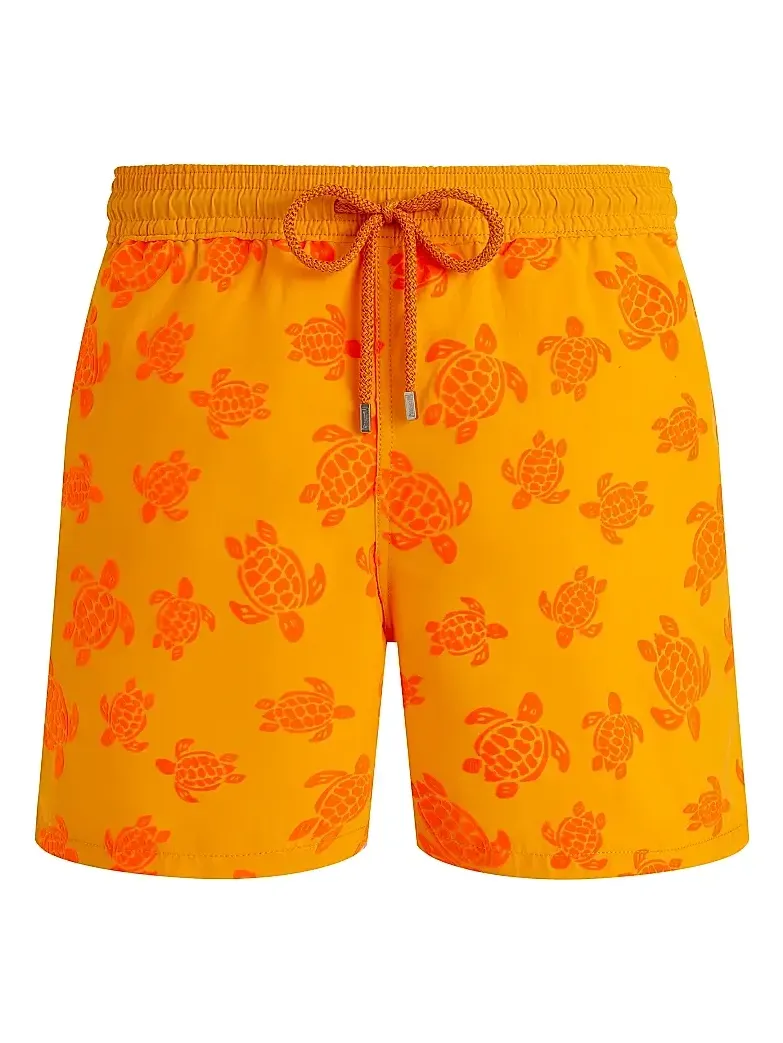 Men's Flocked Rondes Des Tortues Swim Shorts Men's Flocked Rondes Des Tortues Swim Shorts