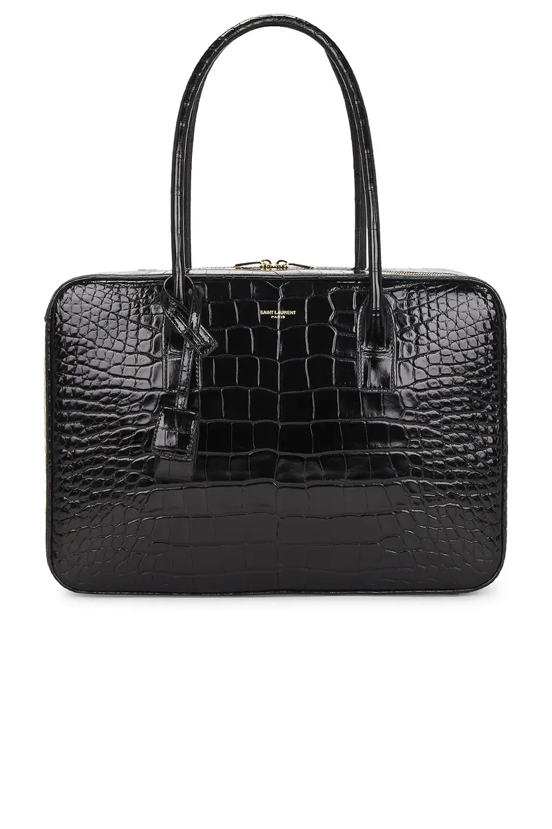 Saint Laurent SLP Bauletto Lizard Bag