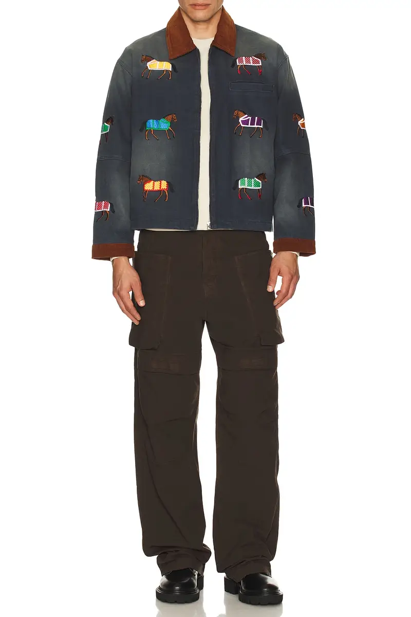 Found Lariat Horse Embroidered Work Jacket | Thumbnail 3 Found Lariat Horse Embroidered Work Jacket | Thumbnail 3