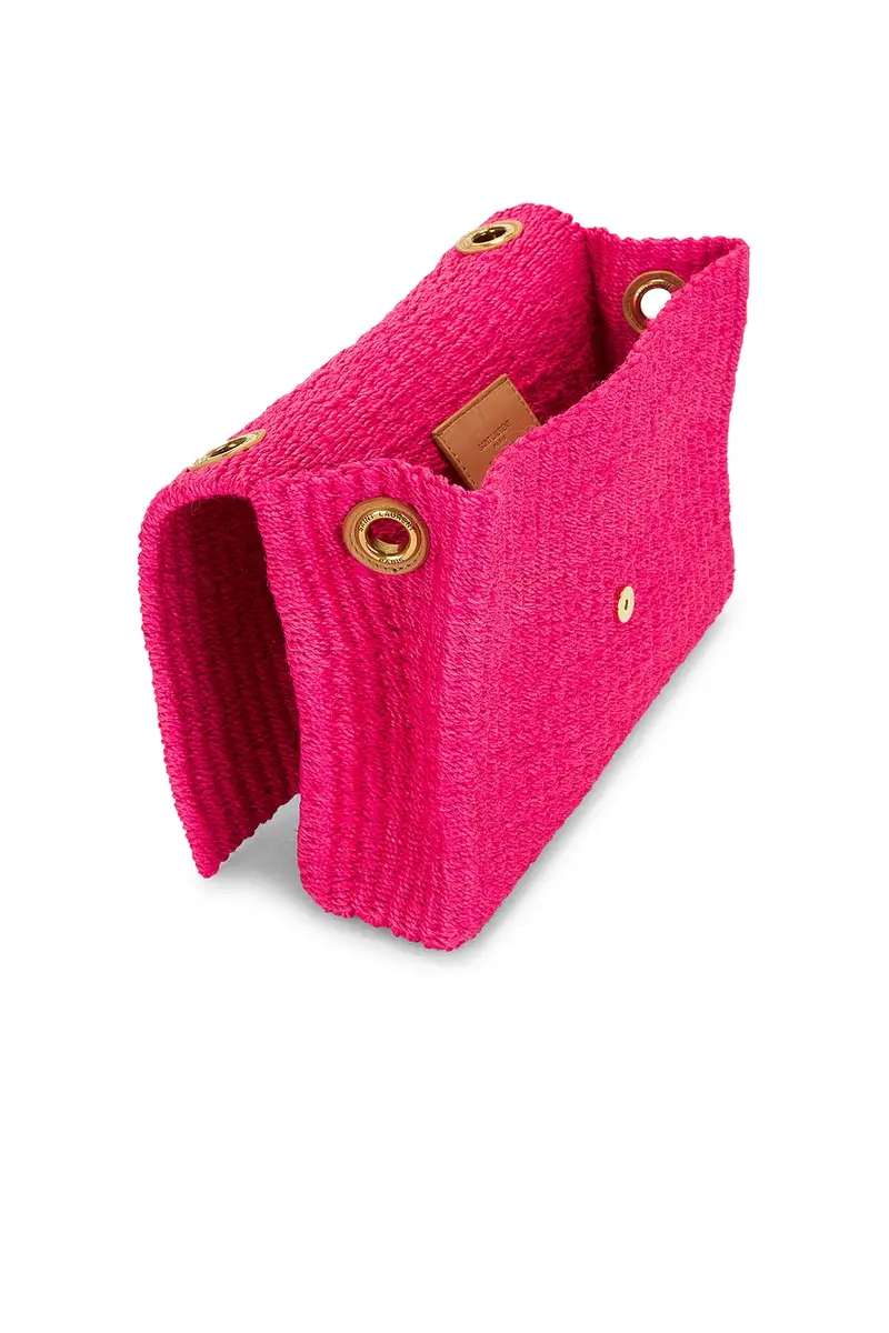 Saint Laurent Kate Rafia Shoulder Bag | Thumbnail 5
