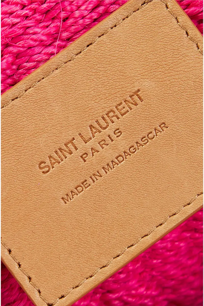 Saint Laurent Kate Rafia Shoulder Bag | Thumbnail 7