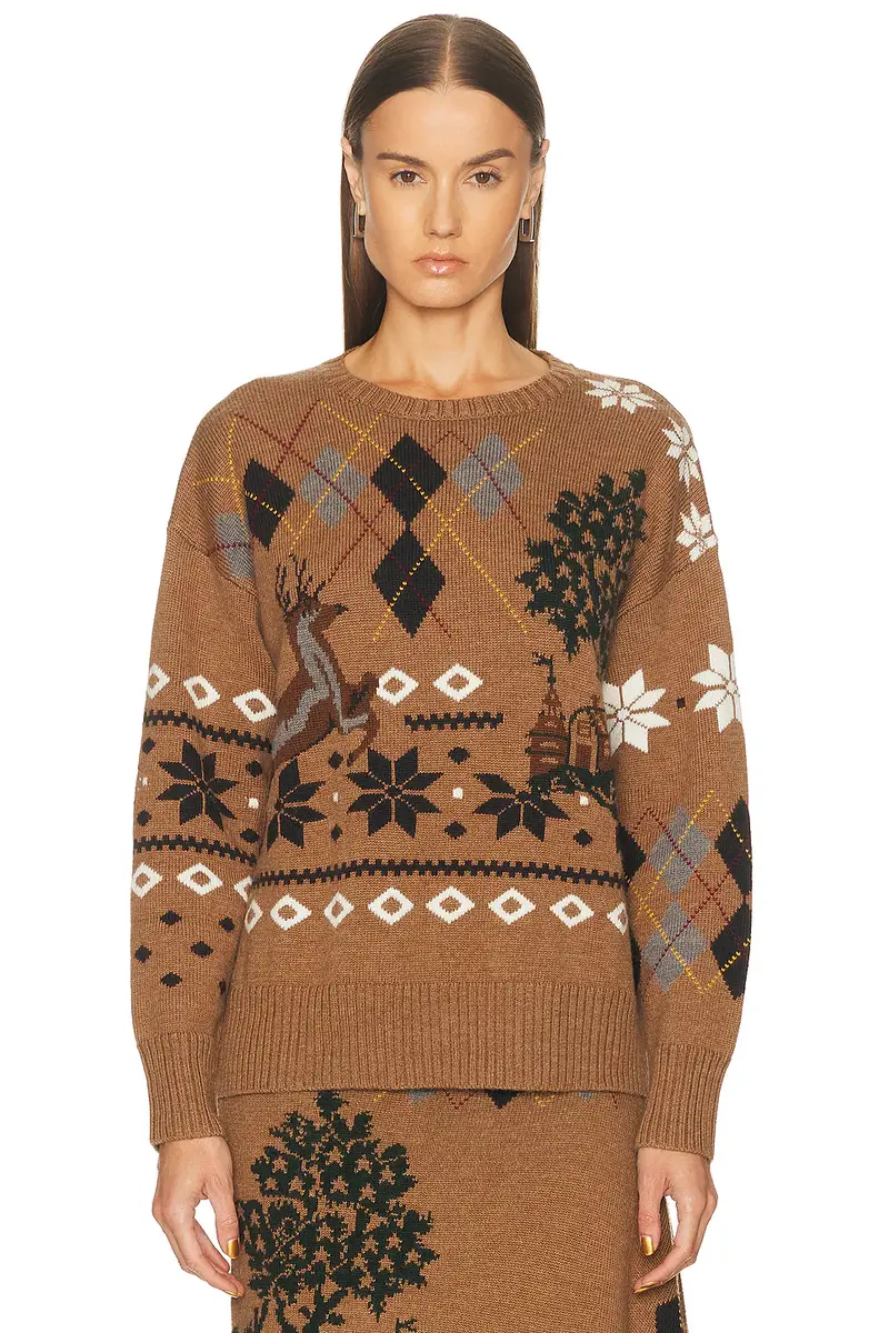 Monse Fair Isle Crewneck Sweater | Thumbnail 2