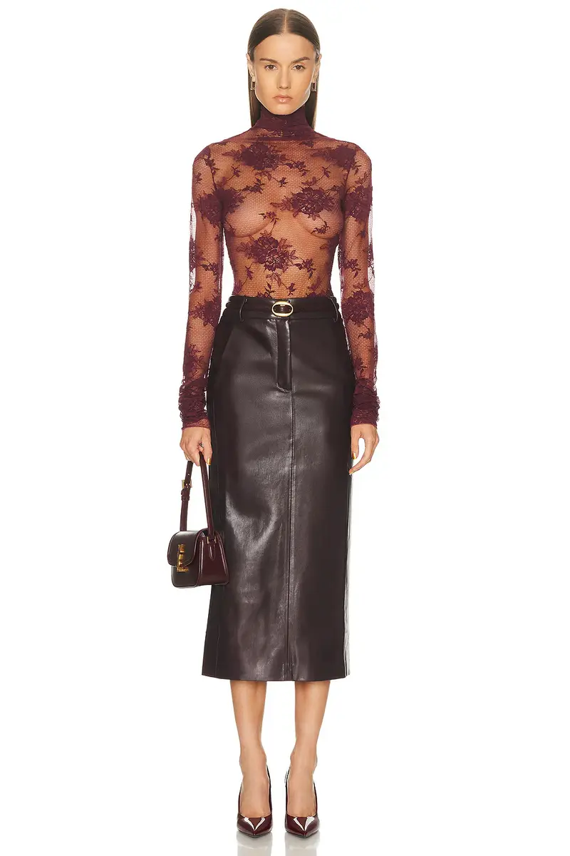 The Andamane Ziggy Lace Turtleneck Bodysuit | Thumbnail 5 The Andamane Ziggy Lace Turtleneck Bodysuit | Thumbnail 5