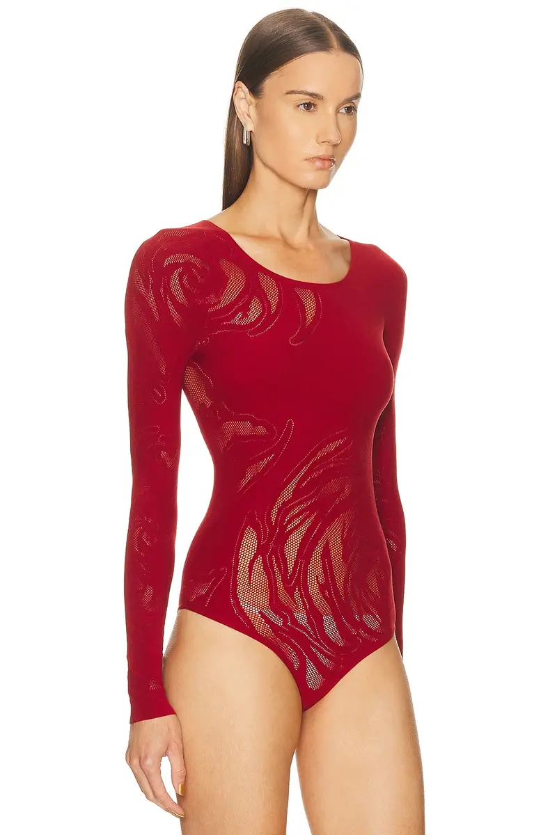 Wolford Rose Net Bodysuit | Thumbnail 3