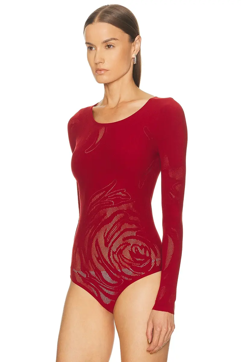 Wolford Rose Net Bodysuit | Thumbnail 4