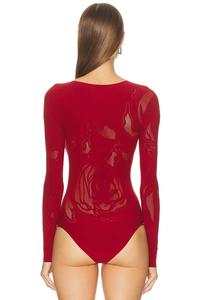 Wolford Rose Net Bodysuit | Thumbnail 5