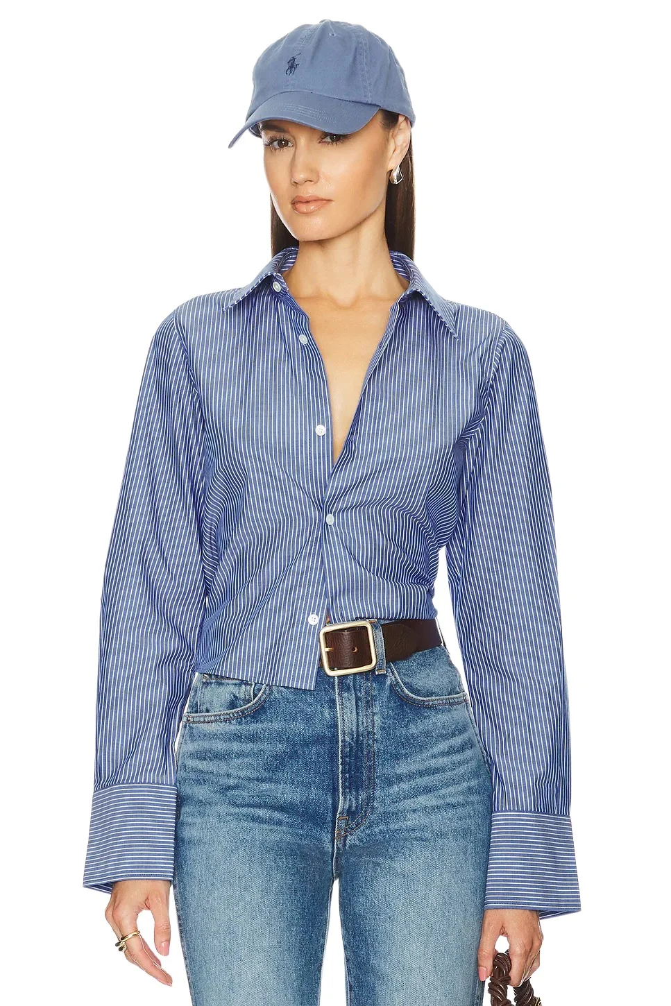 Pinstripe Poplin Fitted Shirt Pinstripe Poplin Fitted Shirt