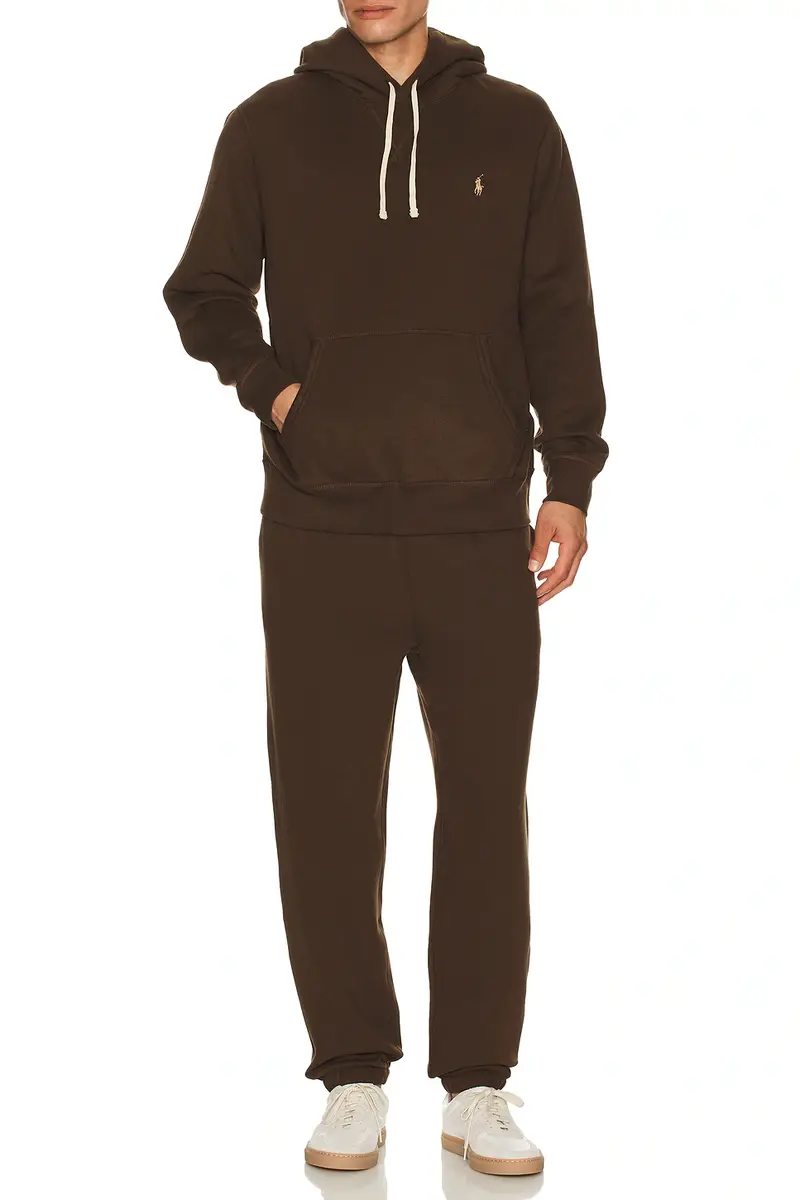 Polo Ralph Lauren Long Sleeve RL Fleece Pullover Hoodie | Thumbnail 5