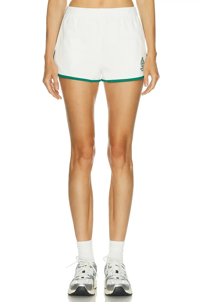 Sporty & Rich Crown Tennis Pique Short