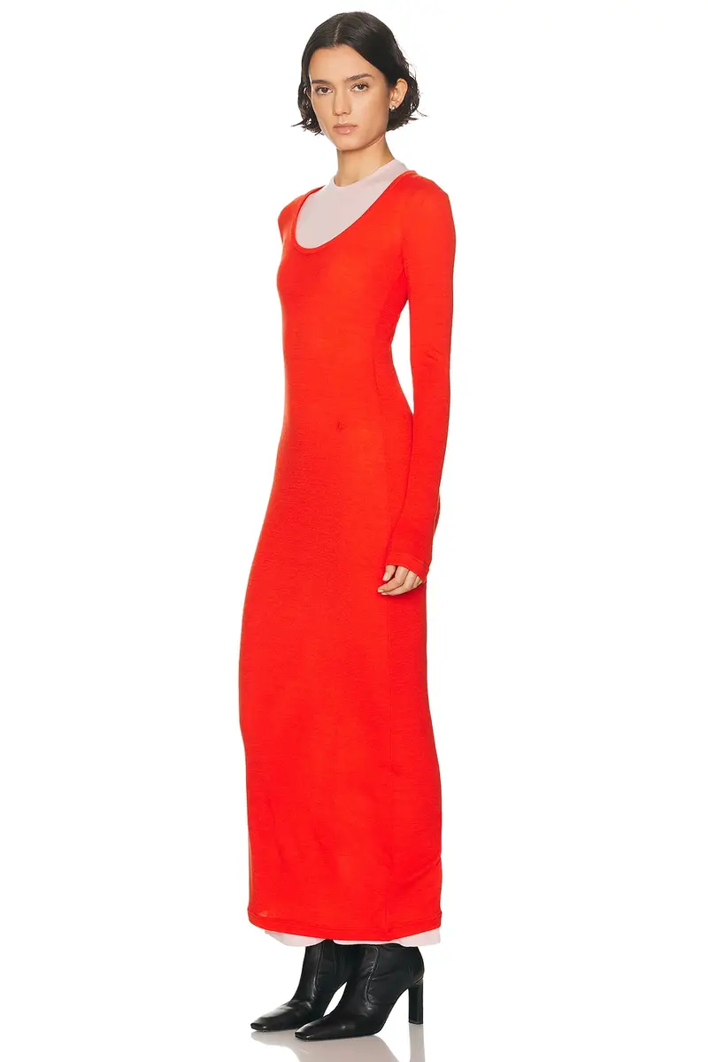 Jil Sander Long Sleeve Tank Dress | Thumbnail 3
