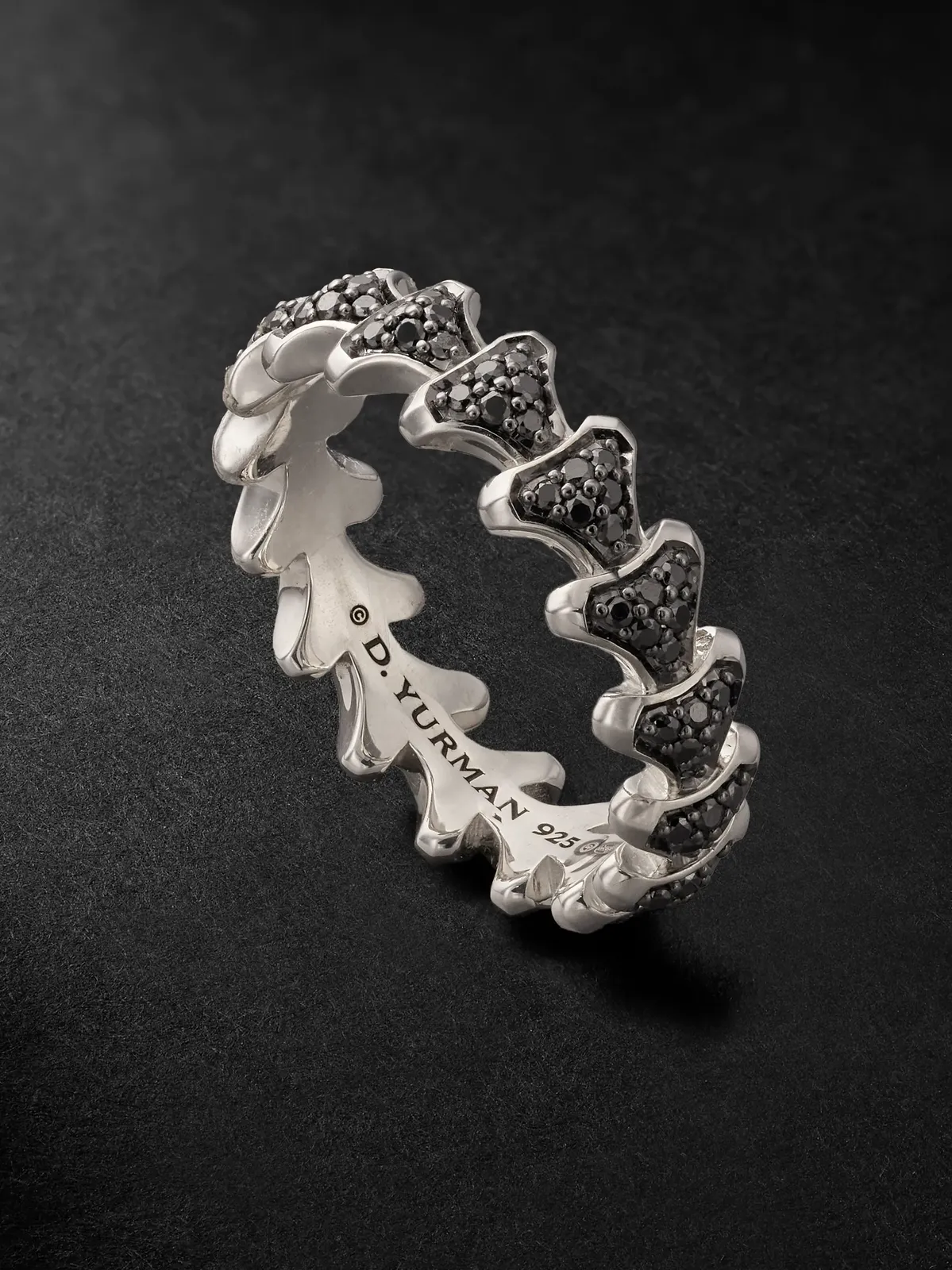 Armory Sterling Silver Diamond Ring - Men