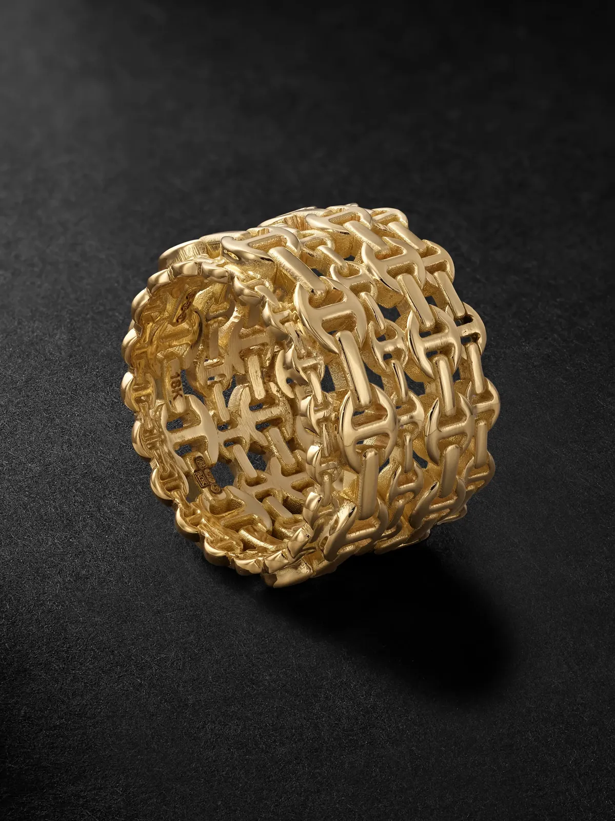 Damash 18-Karat Gold Ring - Men
