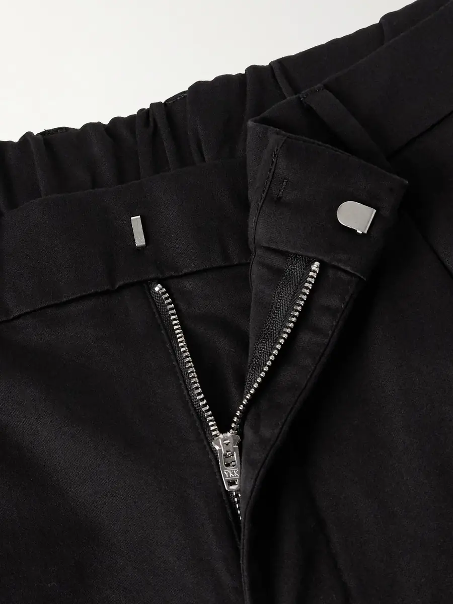 NN07 Kay 1420 Wide-Leg Pleated Organic Cotton-Blend Twill Trousers - Men | Thumbnail 6