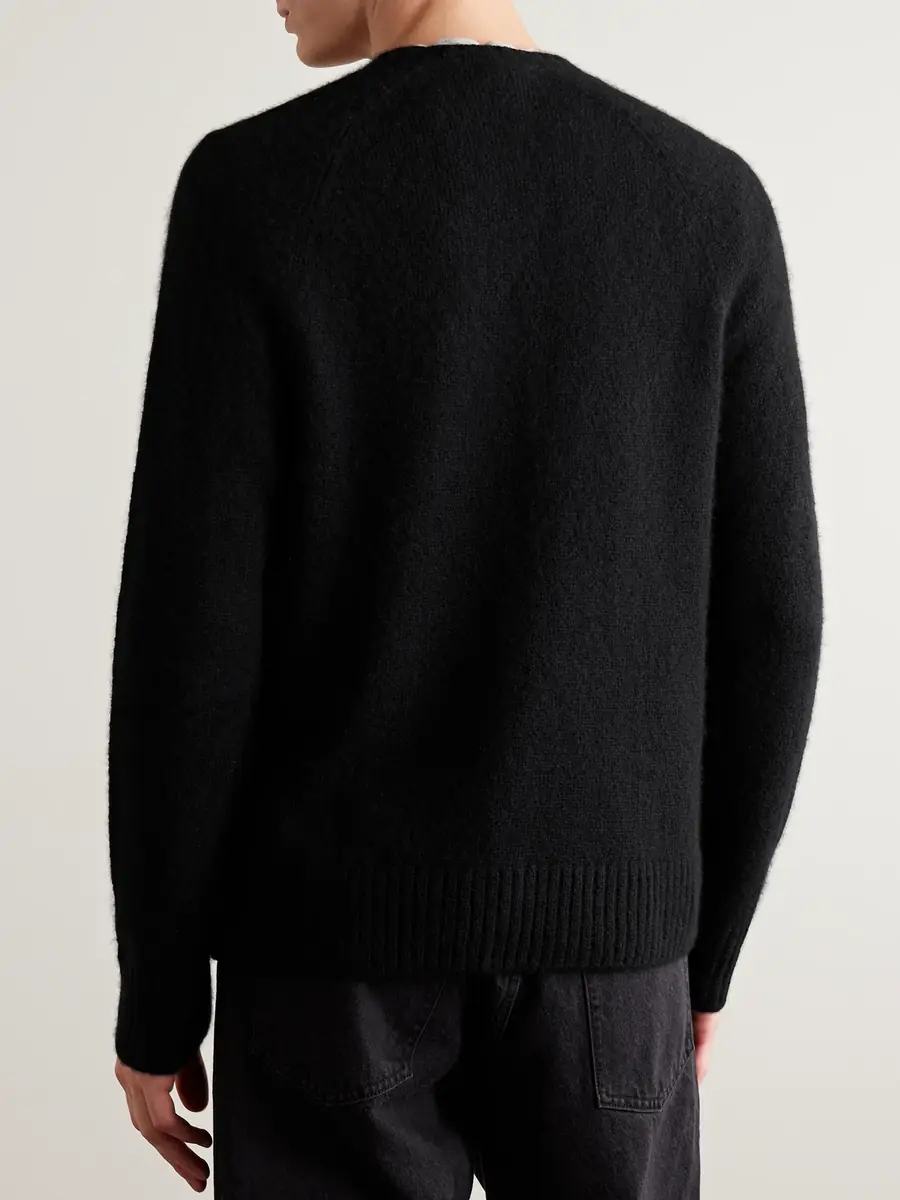 James Perse Rib-Trimmed Cashmere Sweater - Men | Thumbnail 3 James Perse Rib-Trimmed Cashmere Sweater - Men | Thumbnail 3