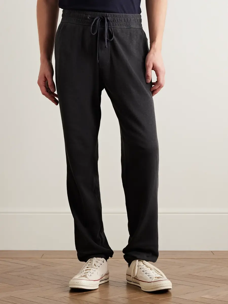 James Perse Straight-Leg Cotton-Jersey Sweatpants - Men | Thumbnail 3 James Perse Straight-Leg Cotton-Jersey Sweatpants - Men | Thumbnail 3