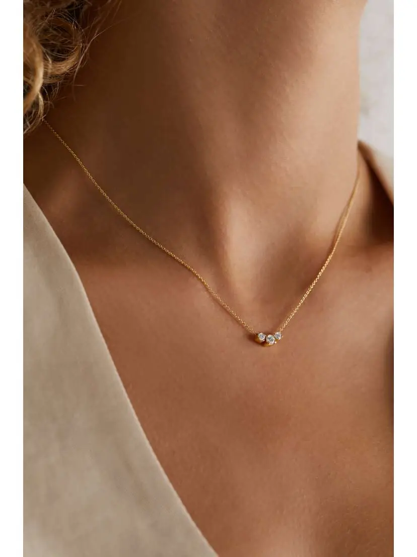 Sophie Bille Brahe Orangerie Trois 18-karat Gold Diamond Necklace | Thumbnail 2 Sophie Bille Brahe Orangerie Trois 18-karat Gold Diamond Necklace | Thumbnail 2