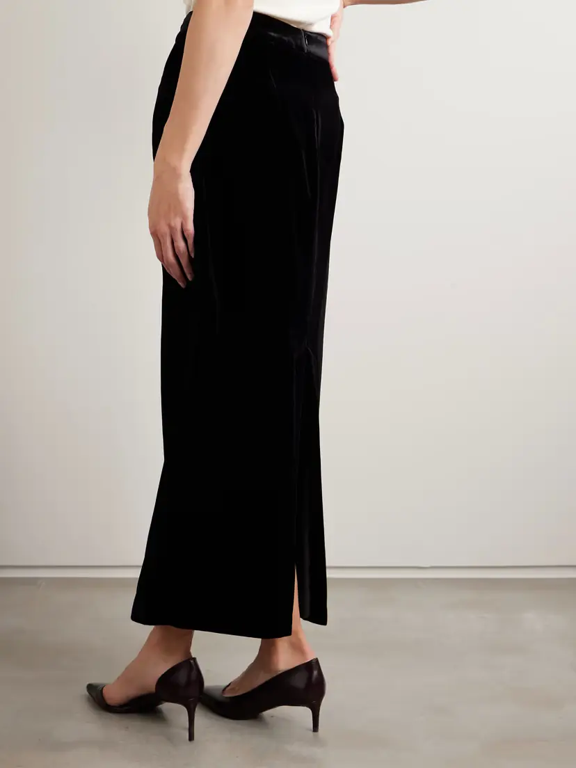 VIOLANTE NESSI Velvet Maxi Skirt | Thumbnail 4 VIOLANTE NESSI Velvet Maxi Skirt | Thumbnail 4
