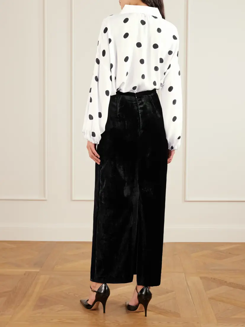 BERNADETTE Velvet Maxi Skirt | Thumbnail 4 BERNADETTE Velvet Maxi Skirt | Thumbnail 4