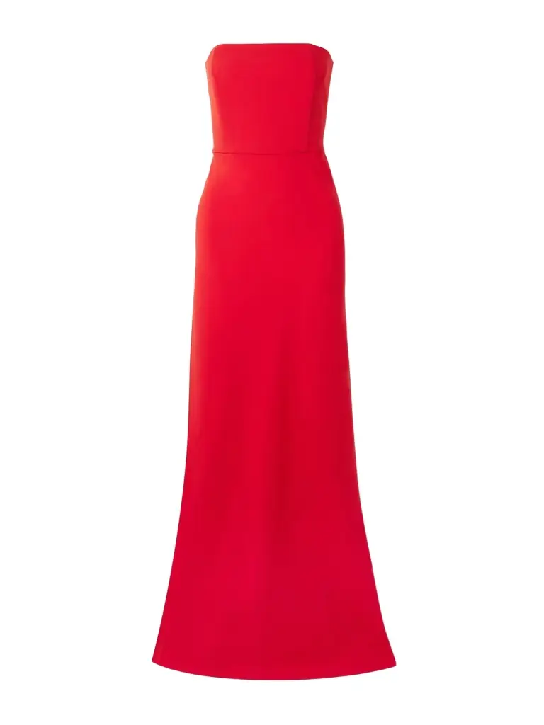 BERNADETTE Luna Strapless Crepe Gown | Image 1 BERNADETTE Luna Strapless Crepe Gown | Image 1