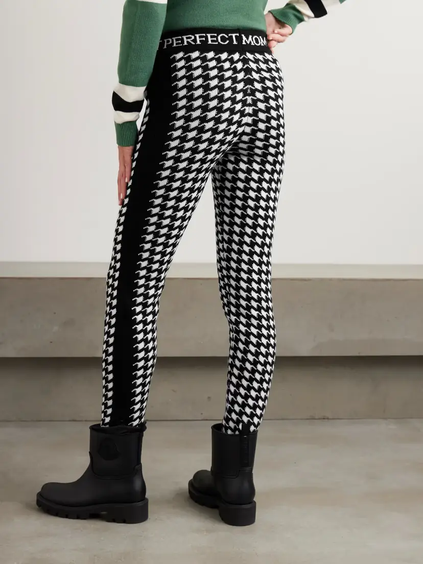 Perfect Moment Houndstooth Merino Wool Leggings | Thumbnail 4 Perfect Moment Houndstooth Merino Wool Leggings | Thumbnail 4