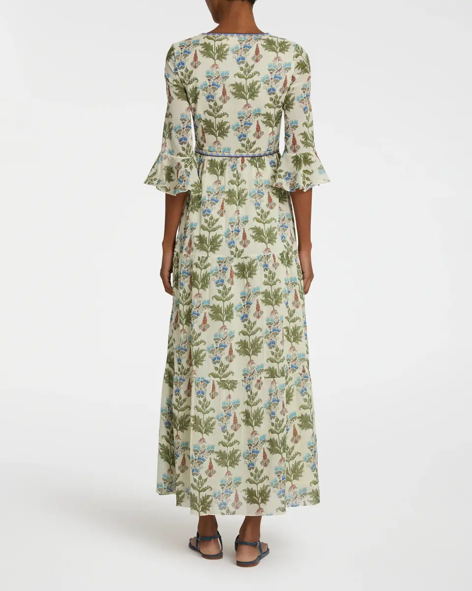 Emporio Sirenuse Bella Dress in Persian Botanic Print | Thumbnail 6 Emporio Sirenuse Bella Dress in Persian Botanic Print | Thumbnail 6