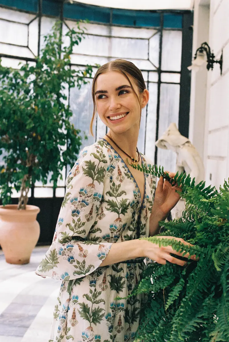 Emporio Sirenuse Bella Dress in Persian Botanic Print | Thumbnail 7 Emporio Sirenuse Bella Dress in Persian Botanic Print | Thumbnail 7