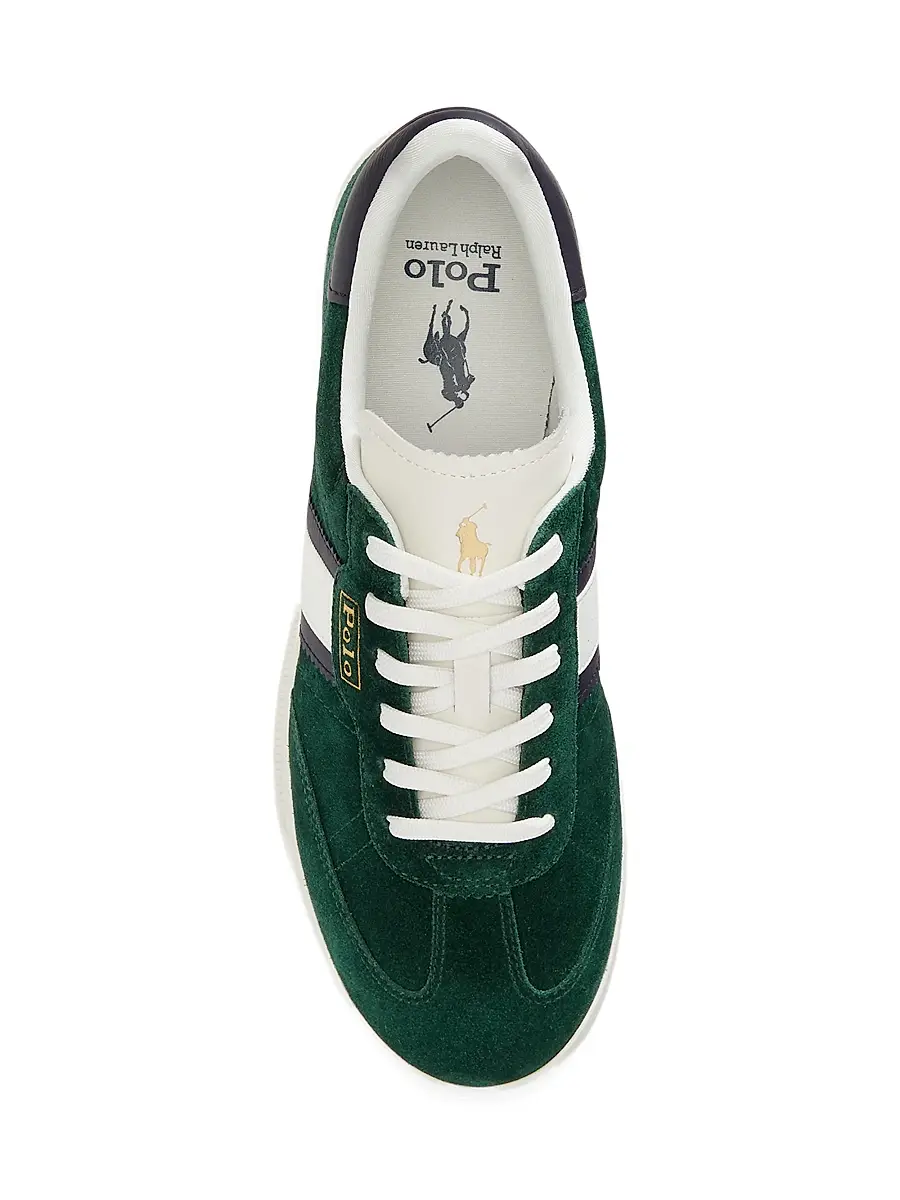 Polo Ralph Lauren Men's Suede Low-Top Sneakers | Thumbnail 4 Polo Ralph Lauren Men's Suede Low-Top Sneakers | Thumbnail 4