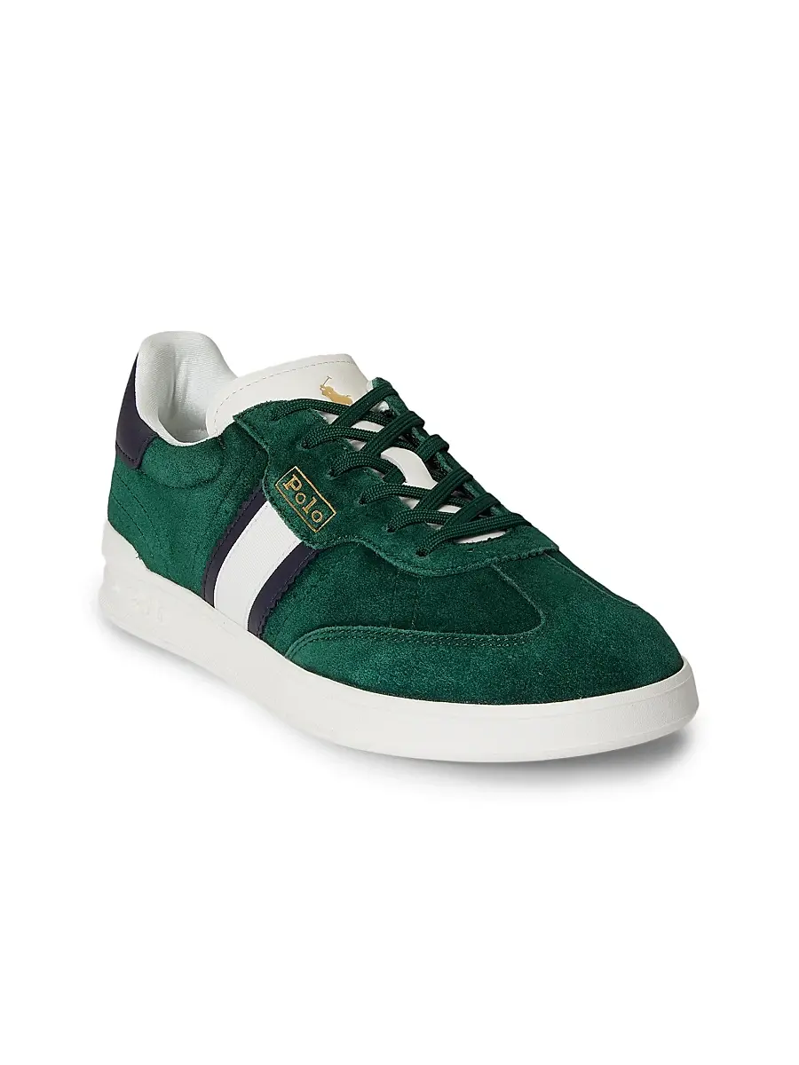Polo Ralph Lauren Men's Suede Low-Top Sneakers | Thumbnail 5 Polo Ralph Lauren Men's Suede Low-Top Sneakers | Thumbnail 5
