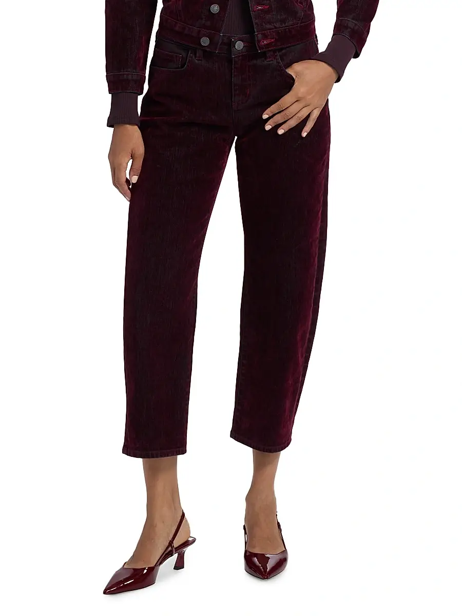 L'Agence Women's Dolores Low-Rise Barrel-Leg Jeans | Thumbnail 3 L'Agence Women's Dolores Low-Rise Barrel-Leg Jeans | Thumbnail 3